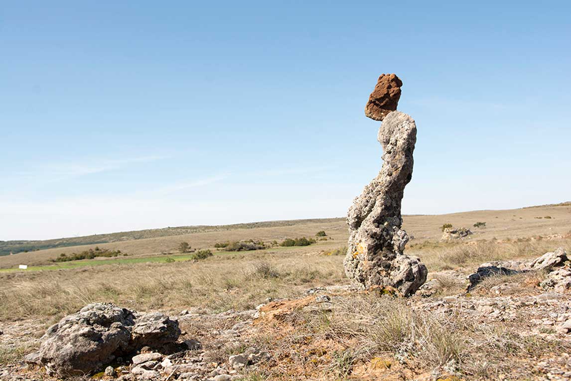 Lire la suite à propos de l’article Larzac 2021 La reléve une randonnée de land art Véronique Brill